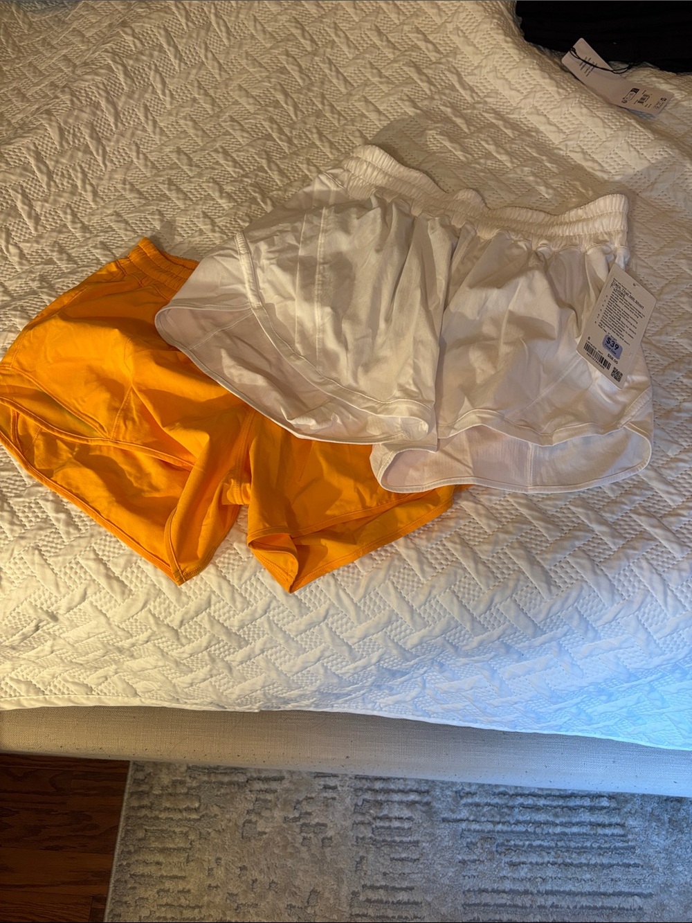 2 Lululemon shorts for prize of 1! Size 8 and 10
